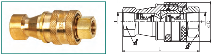 KZD中壓高性能氣液快速接頭